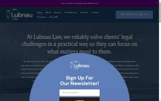 Lubnau Law website