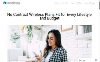 Selectel Wireless of Fremont website