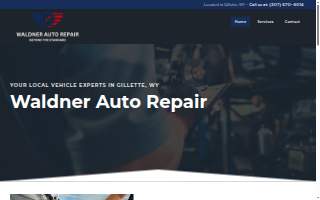 Waldner Auto Repair website