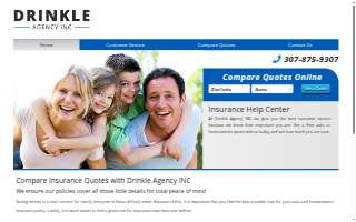 Drinkle Insurance website