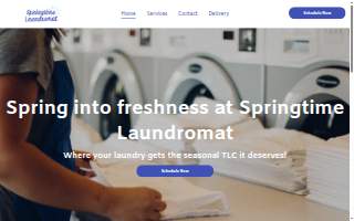 Spring Time Laundromat website