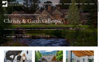 Christy & Garth Gillespie - Jackson Hole Experts website