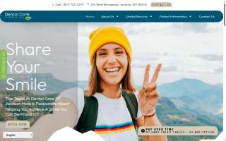 Dental Care of Jackson Hole website