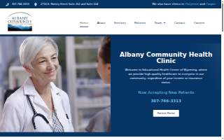 Albany Community Health Clinic website