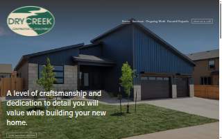 Dry Creek Construction & Development website