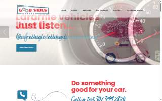 Good Vibes Garage website