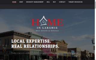 Home In Laramie Real Estate website