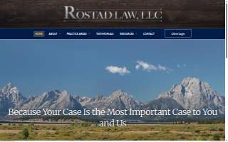 Rostad Law, LLC website
