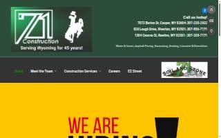 71 Construction website