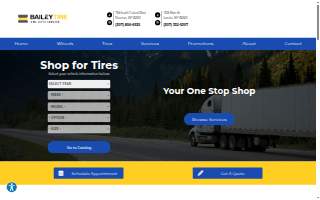 Bailey Tire and Auto Service website