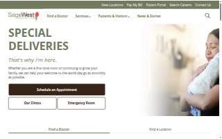 SageWest Health Care - Riverton Campus website
