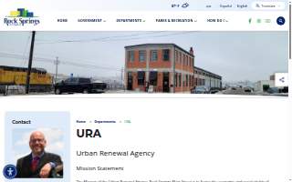 City of Rock Springs - Urban Renewal Agency website