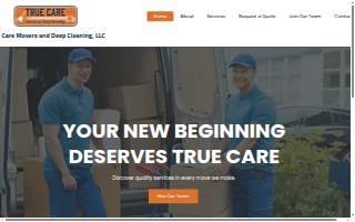True Care Movers and Deep Cleaning, LLC website