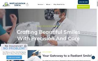 White Mountain Dental website