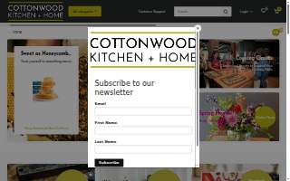Cottonwood Kitchen + Home website