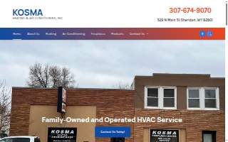 Kosma Heating & Air Conditioning, INC website