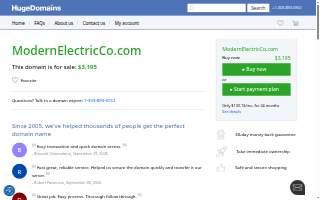Modern Electric Co website