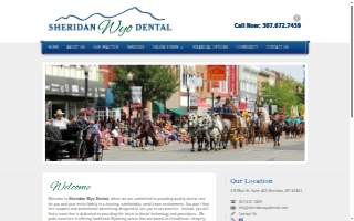 Sheridan WYO Dental website