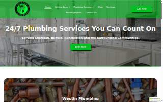 Westin Plumbing website