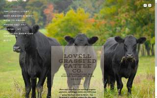 Lovell Grass Fed Cattle Co., LLC website