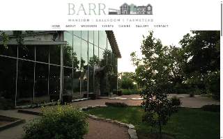 Barr Mansion and Artisan Ballroom website
