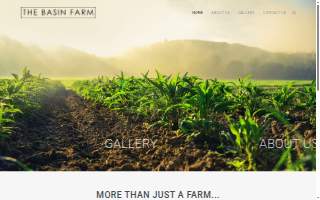 Basin Farm LLC website