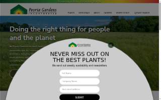 Peoria Gardens, Inc. website