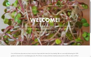 Potomac Sprout Company website