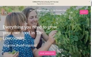 Rita's Roots Backyard Harvest website