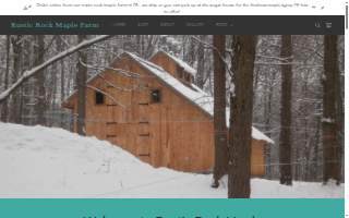 Robert Panichi - Rustic Rock Maple Farm website