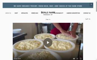 Berle Farm LLC website