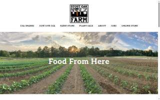 Stout Oak Farm website