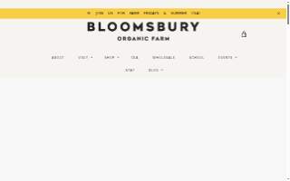 Bloomsbury Farm, LLC website