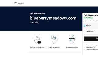 Blueberry Meadows LLC website