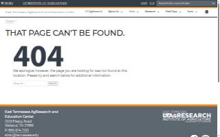 UT Organic Crops Unit website
