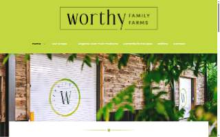 Worthy Family Farms LLC website