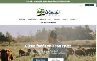 Wanda Farms website