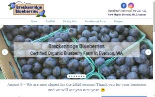 Breckenridge Blueberries website