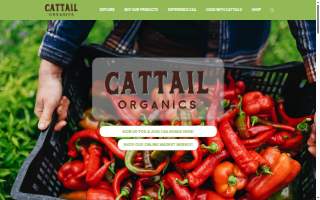 Cattail Organics, LLC website