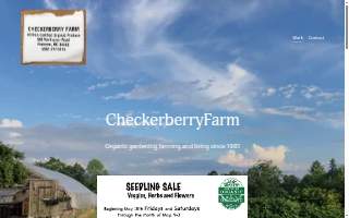 Checkerberry Farm website