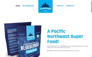 Clean Food Farm website