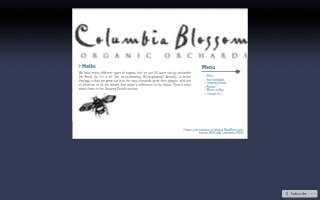 Columbia Blossom Organic Orchards website