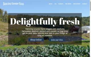 Dancing Gnome Farm website
