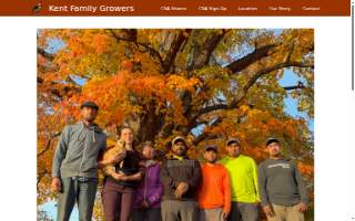 Daniel Kent DBA Kent Family Growers website