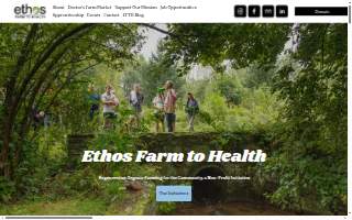 Ethos Farm Project Inc. DBA Ethos Farm To Health website