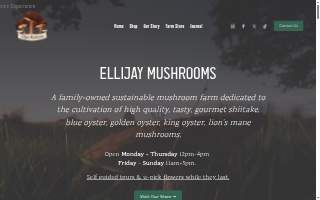 Evergrow Enterprise Corporation dba Ellijay Mushrooms website