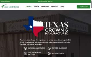 Aloe Laboratories, Inc. - A Harmony Green Company website