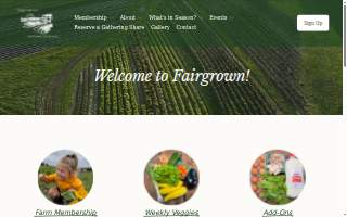 Fairgrown Farm LLC website