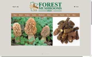 Forest Mushrooms, Inc website