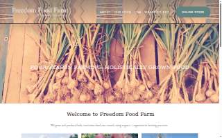Freedom Food Farm LLC website